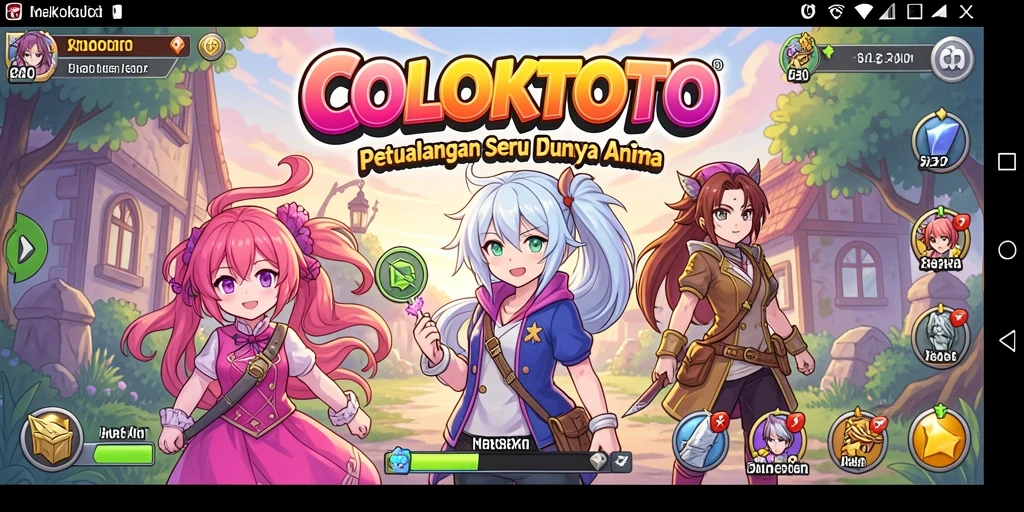 Tampilan gameplay COLOKTOTO yang memukau di dunia Anime.