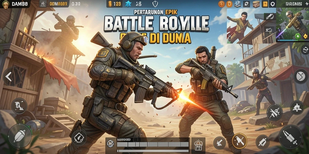 Gameplay seru DAM88 dengan aksi pertarungan intens.