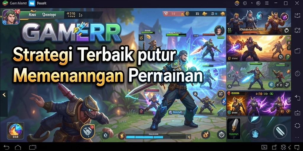 Gameplay GAMERP yang menegangkan dan strategis, siap tantang Anda.