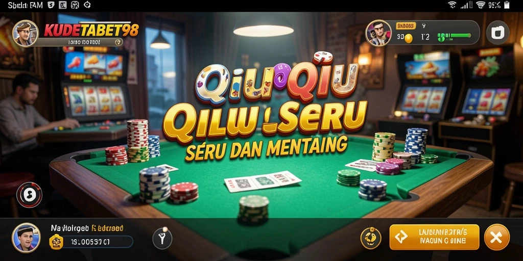 Tampilan seru permainan QiuQiu di KUDETABET98.