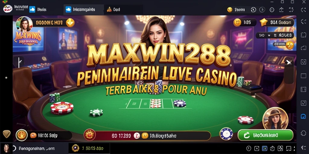 Tampilan menawan gameplay Live Casino MAXWIN288.