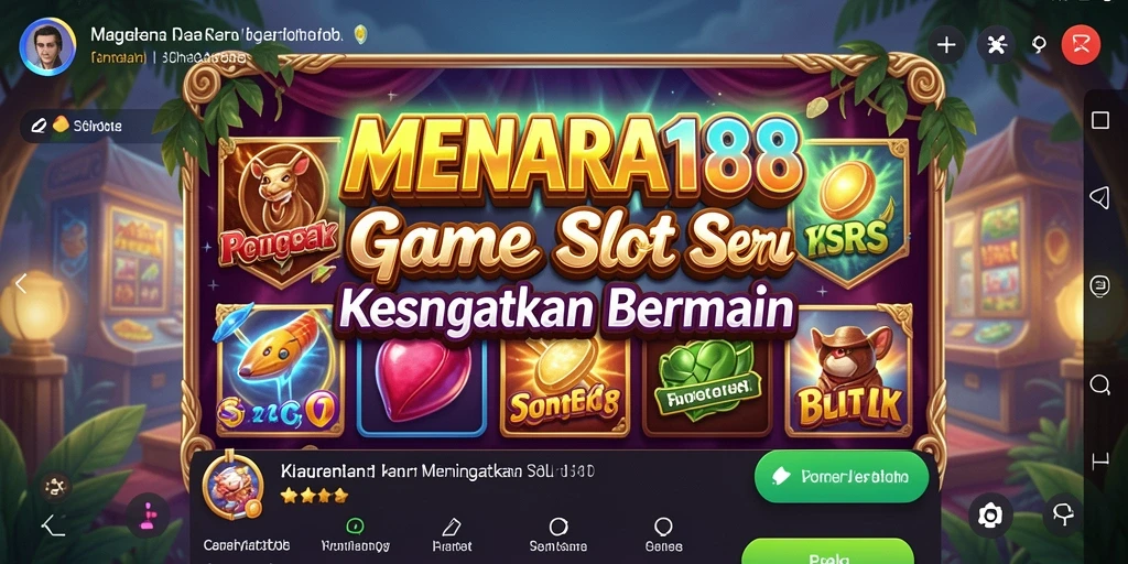 Tampilan gameplay menarik dari MENARA188 yang menunjukkan keseruan bermain slot.