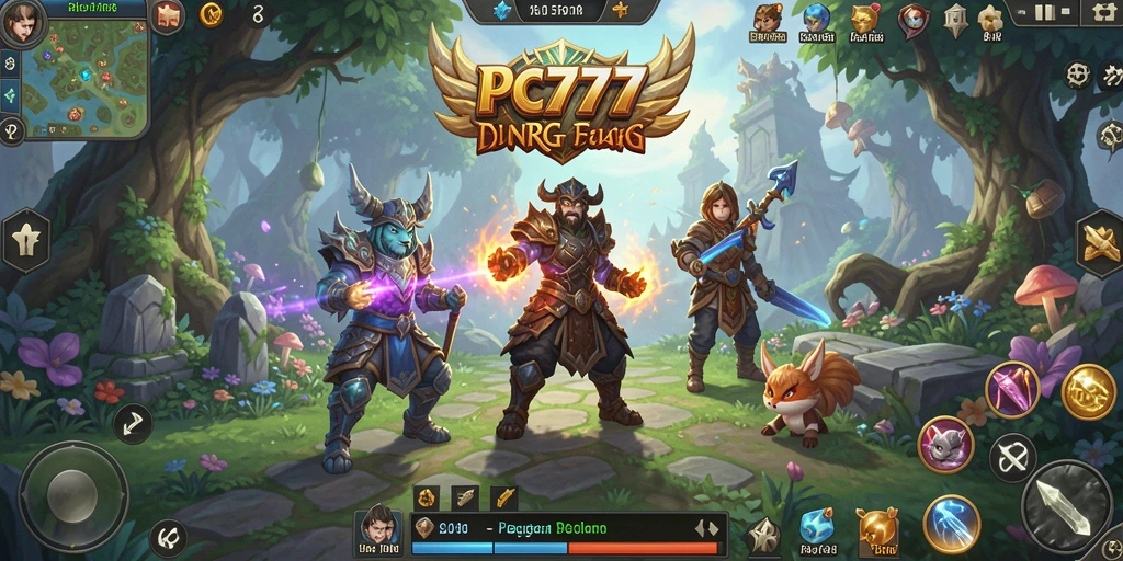 Tampilan gameplay RPG seru dan mendalam di PC777.