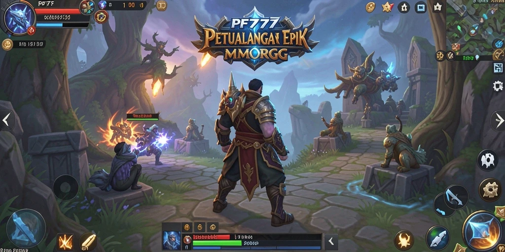 Screenshot gameplay PF777 yang menampilkan aksi seru dalam petualangan MMORPG.