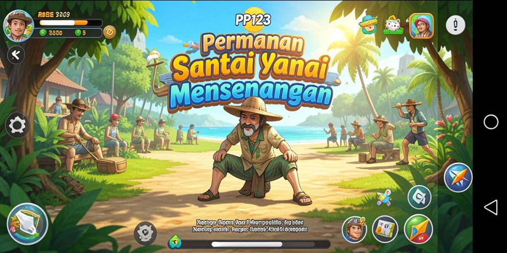 Tangkapan layar gameplay PP123 yang menunjukkan keseruan permainan Casual.