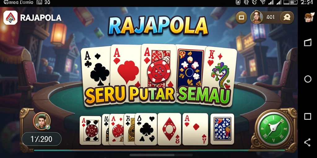 Tampilan gameplay seru RAJAPOLA yang menarik.