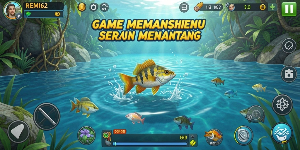 Tangkapan besar di laut dalam dalam game REMI62.