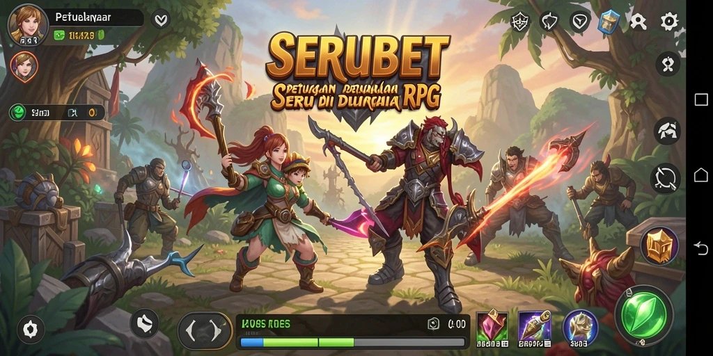 Tampilan menarik dari gameplay SERUBET yang seru.