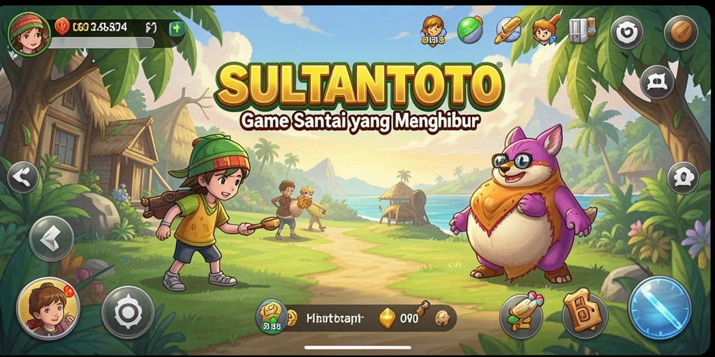 Screenshot gameplay SULTANTOTO yang menampilkan momen santai dan menyenangkan.