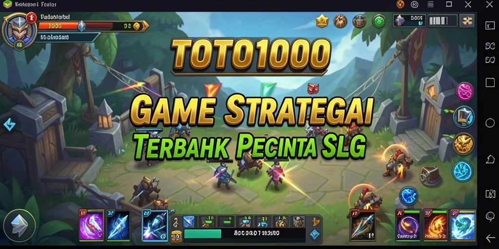 Tampilan gameplay seru dan interaktif di TOTO1000.